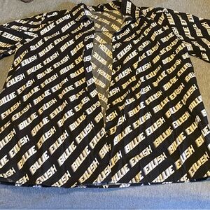 Billie Eilish button down. Oversized kinda top. Size small but fits up to M-L